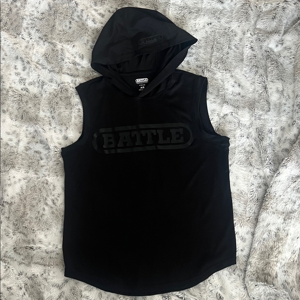 Men's Black Sleeveless Tank Top